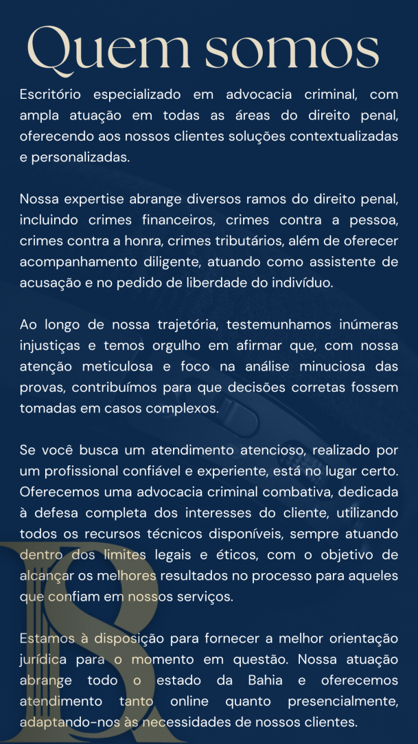 ADVOGADO CRIMINALISTA